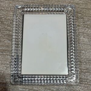 Mikasa Cut Crystal Glass  5x7 Picture Frame - Clear
